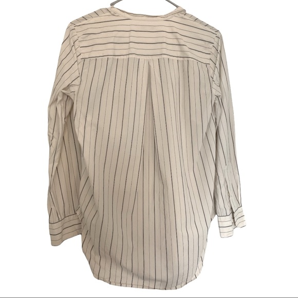 Madewell The Perfect Tunic | Button Down | White Stripes | Women’s Small - Picture 4 of 10